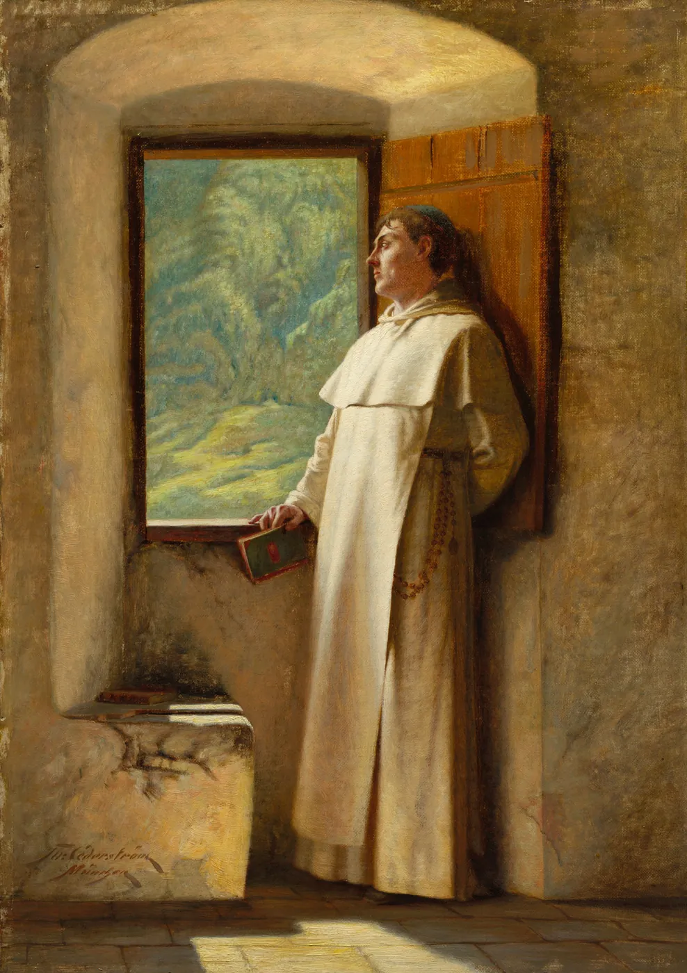 The Sunlight by Ture Nikolaus Cederström, 1890s
